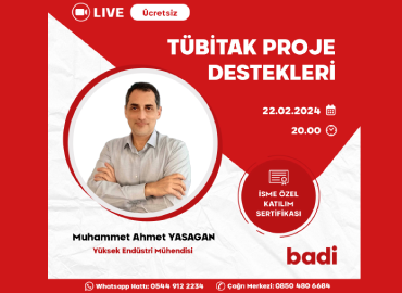 Tubitak Destek Projeleri Egitimi