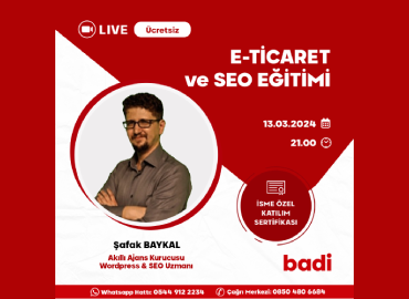 E Ticaret Ve Seo Egitimi