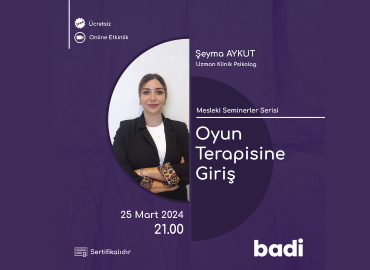 Oyun Terapisine Giris Egitimi