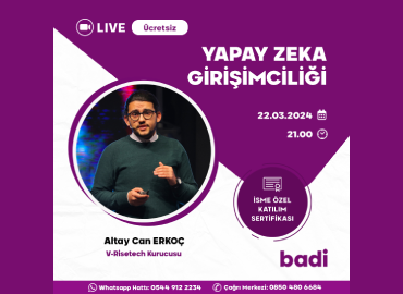 Yapay Zeka Girisimciligi Egitimi