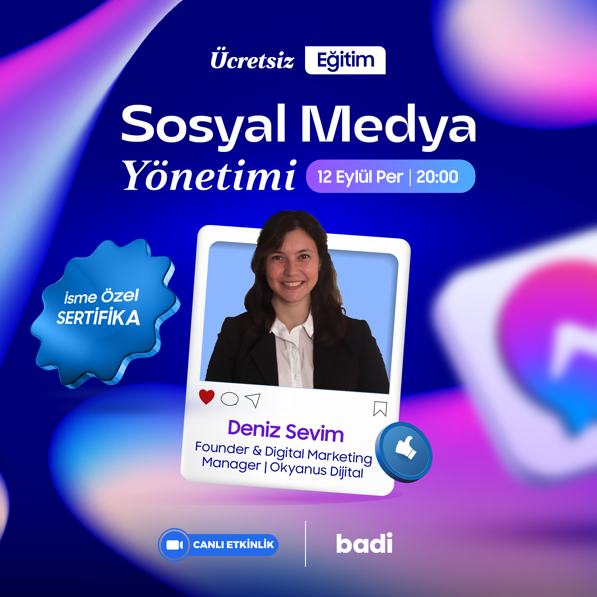 Sosyal Medya Yönetimi Eğitimi