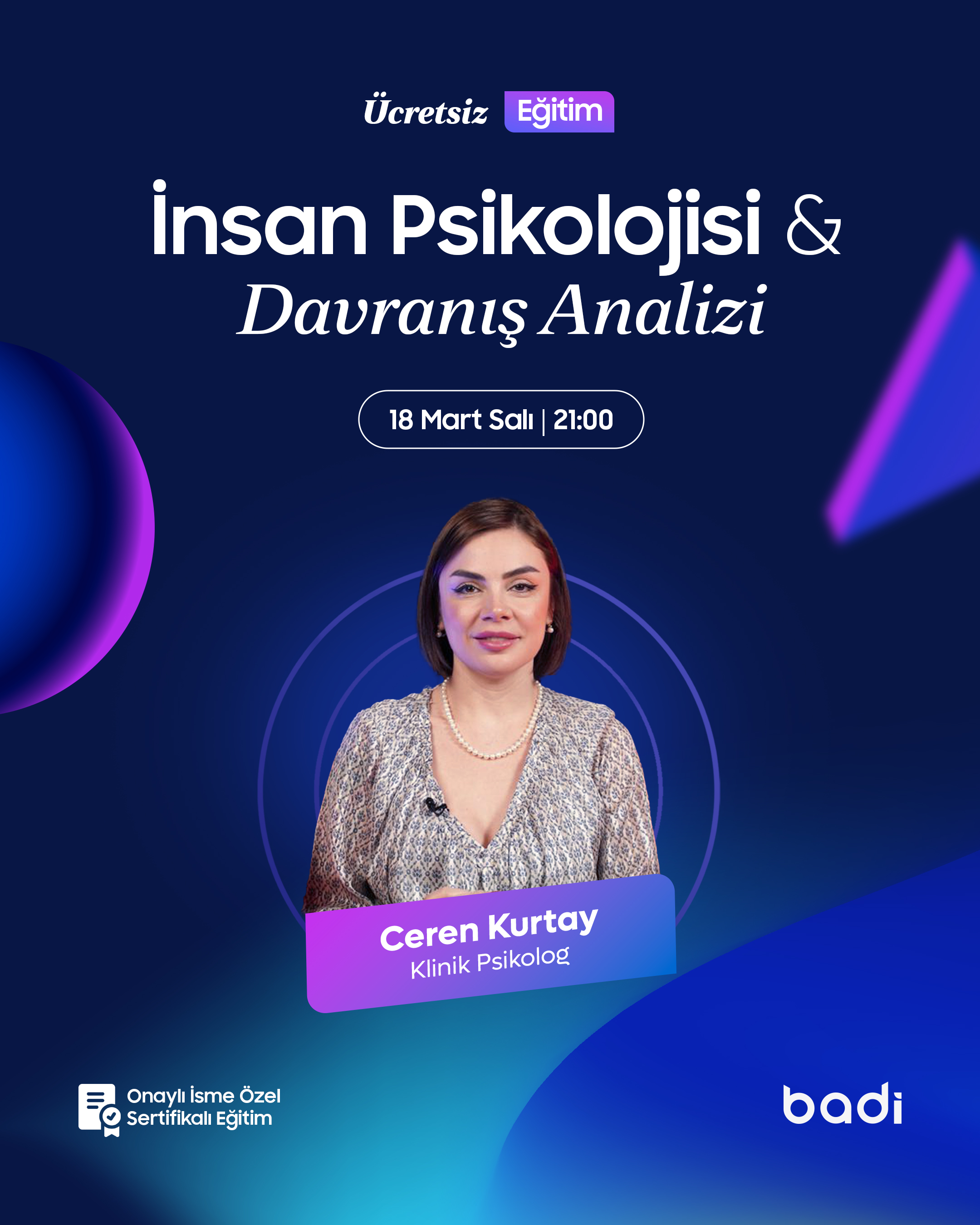 Davranış Analizi ve İnsan Psikolojisi Eğitimi