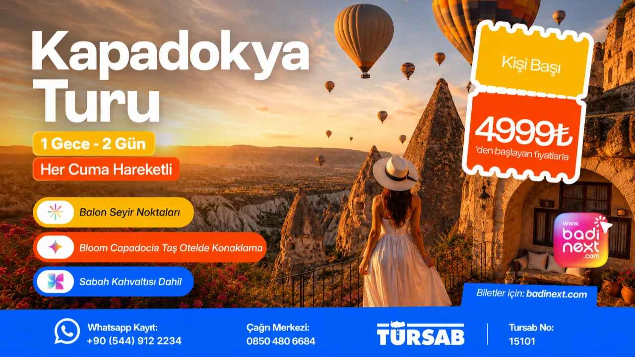 Kapadokya Turu | 1 Gece 2 Gün