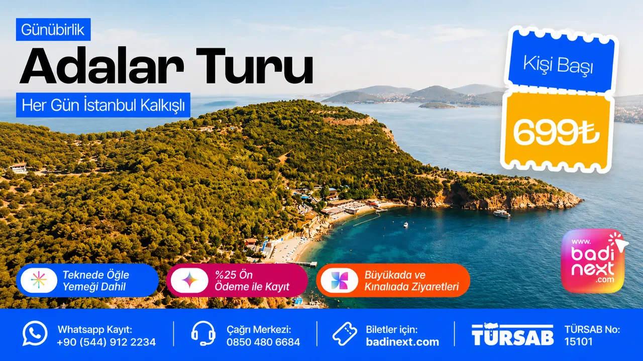 Adalar Turu – Büyükada & Kınalıada Günübirlik | Her Gün Kalkış